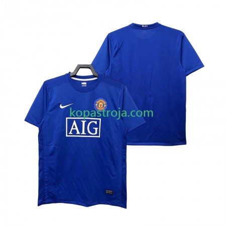 Billiga Fotbollströjor Manchester United 2008 2009 Retro Tredje tröja Kortärmad